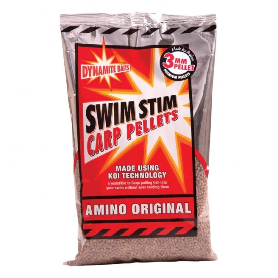 Pelete Dynamite Baits Swim Stim Carp Pellets, Amino Original, 3mm, 900g Pelete Dynamite Baits Swim Stim Carp Pellets, Amino Original, 3mm, 900g