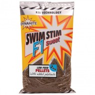 Pelete Dynamite Baits Swim Stim Carp Pellets, F1 Sweet, 2mm, 900g