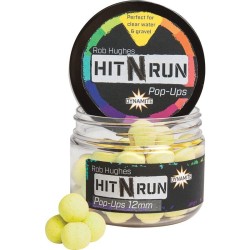 Pop Up Dynamite Baits Hit N Run By Rob Hughes Yellow, 12mm, 20g