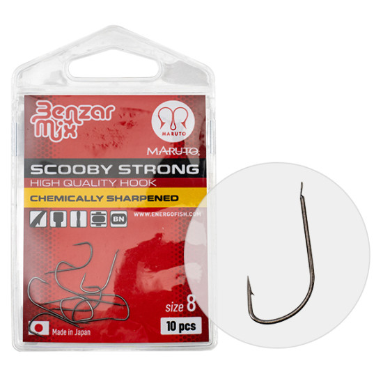 Carlige Benzar Mix Scooby Strong Nr. 12 10buc/plic