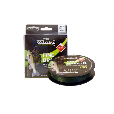 Fir Textil EnergoTeam L&K Fine Braid, Verde Inchis, 150m, 7.8kg
