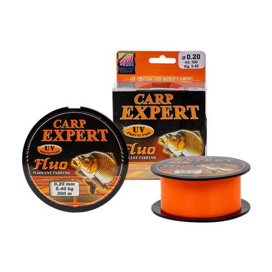 Fir Carp Expert UV Fluo Orange 0,30mm/300m