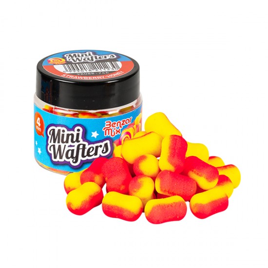 Benzar Mix Bicolor Method Mini, 4 mm, PopUp, belachan-krill