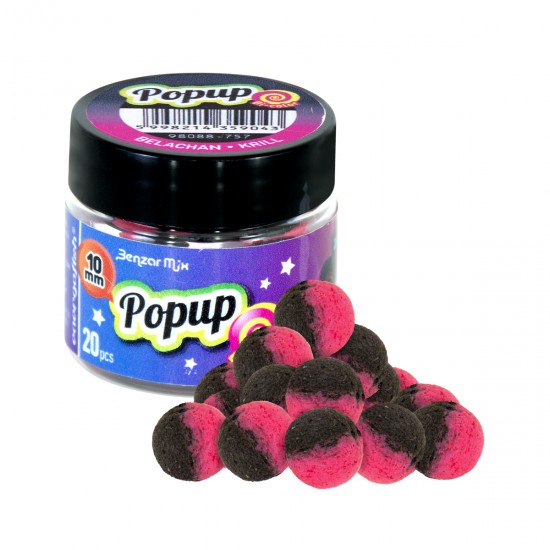 Benzar Mix Bicolor Pop Up 10mm Belachan-krill
