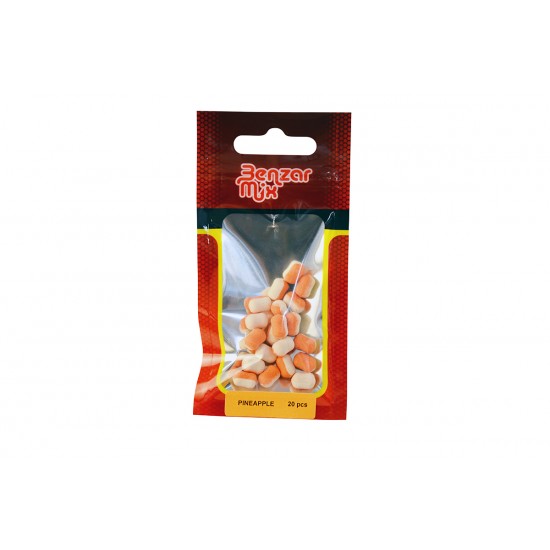 Benzar mix Instant Wafter Dumbell 8 mm, white-orange, pineap