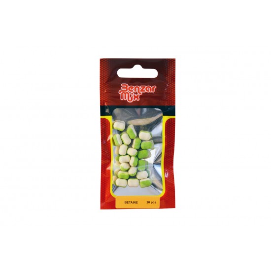 Benzar mix Instant Wafter Dumbell 8 mm, white-green, betaine