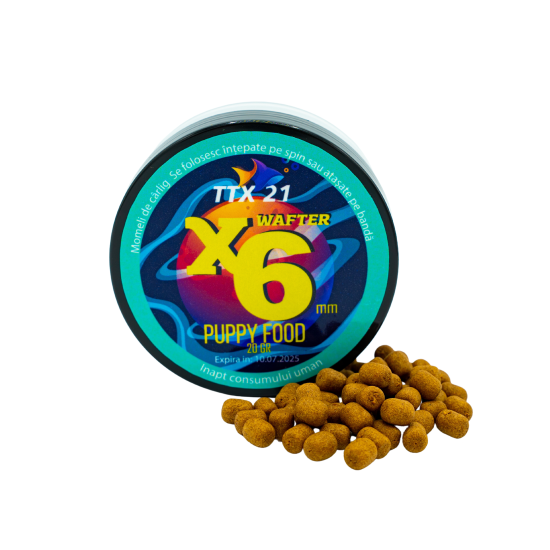 Wafter X6 TTX 21, Puppy Food, 20g/6mm Wafter X6 TTX 21, Puppy Food, 20g/6mm