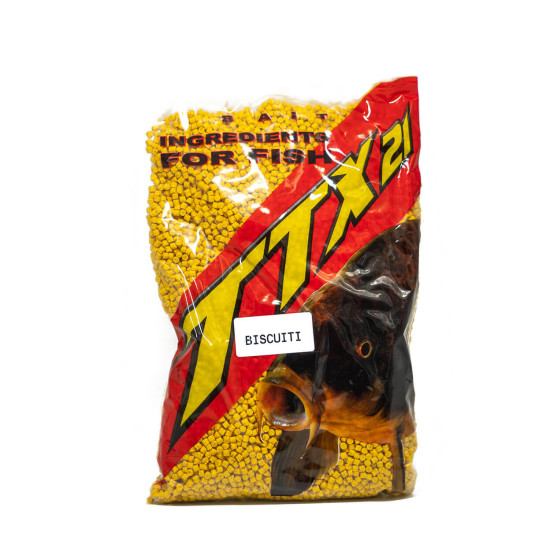 Pelete TTX21 Biscuiti 4,5mm, 900 gr Pelete TTX21 Biscuiti 4,5mm, 900 gr