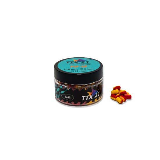 PoP-Up TTX21 Dumbell Bicolor Krill 8mm, 20g PoP-Up TTX21 Dumbell Bicolor Krill 8mm, 20g