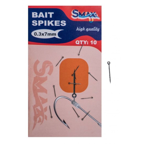 Spini Pentru Momeala Smax 0.3*7mm, 10Buc/Plic Spini Pentru Momeala Smax 0.3*7mm, 10Buc/Plic