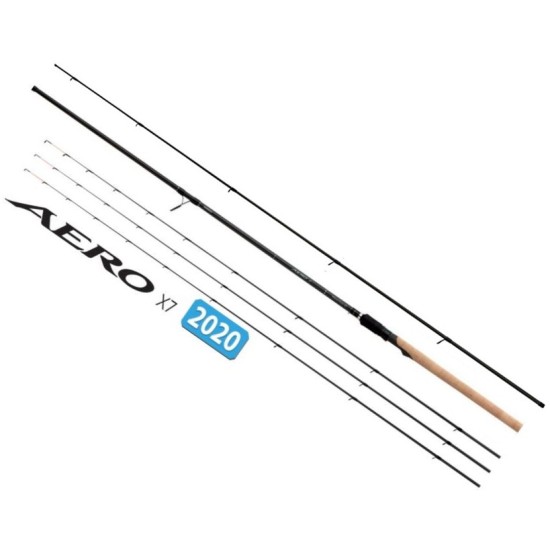 Lanseta Shimano Aero X7 Distance Feeder Rod 13ft, 3.96m, 100g, 2+3buc Lanseta Shimano Aero X7 Distance Feeder Rod 13ft, 3.96m, 100g, 2+3buc