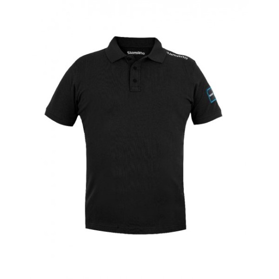 Shimano Aero Tricou Polo L Black Shimano Aero Tricou Polo L Black