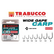 Carlige Trabucco Wide Gape Carp Nr.12, 15buc/plic