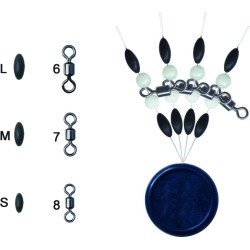 Trabucco Rolling + Bilute + Stopper 4Buc/Plic, L