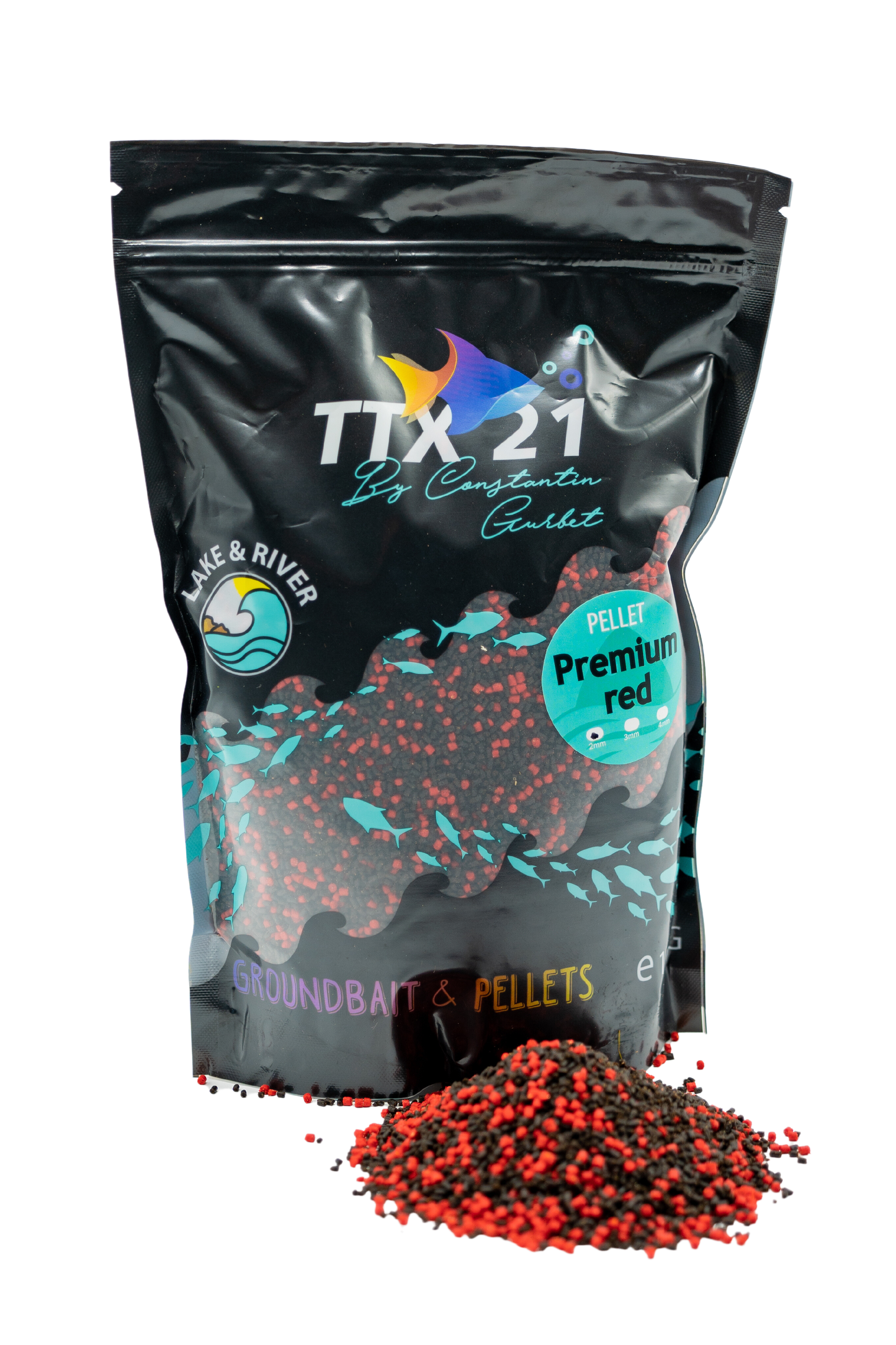 VOLUME TOX ORIGINAL セット Pelete TTX21 Premium Red 4.5mm, Romtravelfishing.ro