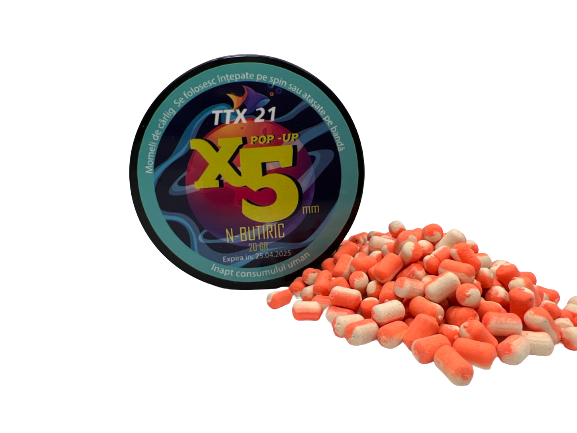 Pop-Up X5 TTX 21, N-Butiric, 20g/5mm Romtravelfishing.ro