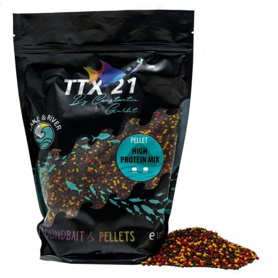 Pelete TTX21 High Protein MIX, 3mm, 900 gr Pelete TTX21 High Protein MIX, 3mm, 900 gr