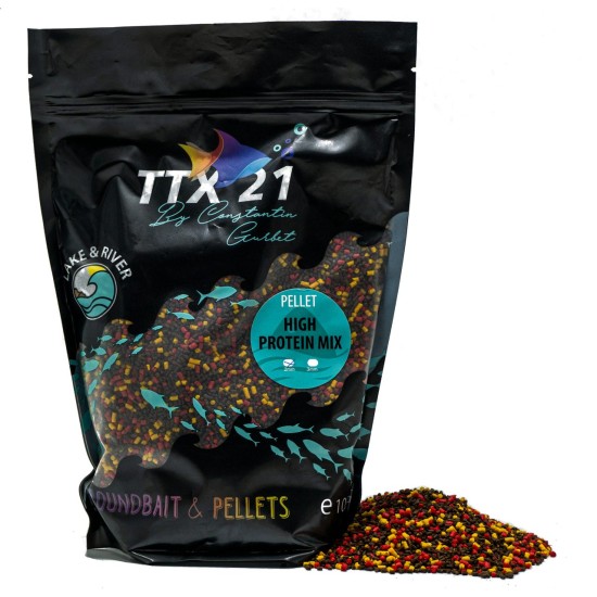 Pelete : Pelete TTX21 High Protein MIX, 4.5mm, 900 gr