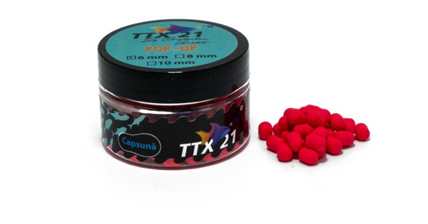 Pop-Up TTX21 Dumbell Roz Capsuna - Romtravelfishing.ro