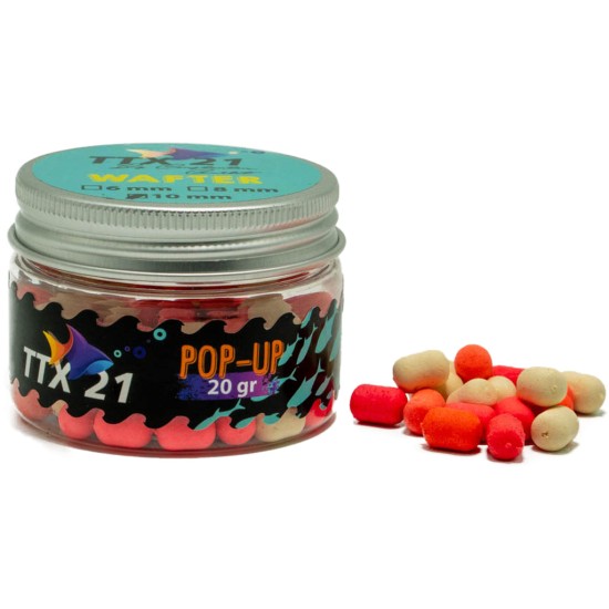 Wafter TTX21 Dumbell Allsorts, Tiramisu, 8mm, 30g Wafter TTX21 Dumbell Allsorts, Tiramisu, 8mm, 30g