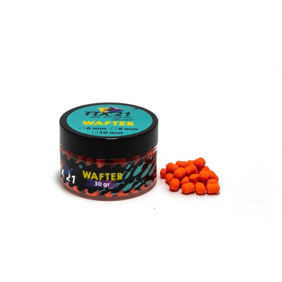 Wafter TTX21 Dumbell Portocaliu Tiramisu, 8MM, 30G Wafter TTX21 Dumbell Portocaliu Tiramisu, 8MM, 30G