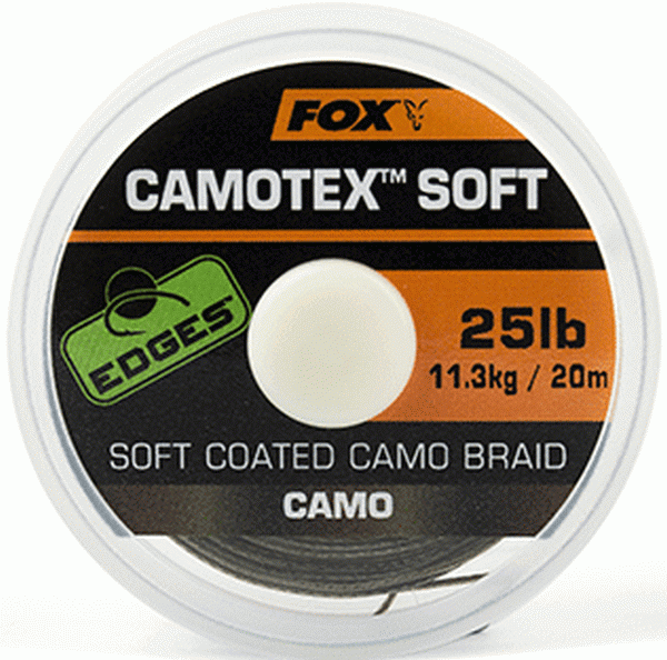 Fir Textil Fox Edges Camotex Soft, 20m, 25lbs